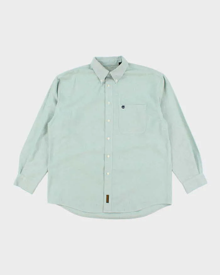 Vintage Timberland Oversized Heavyweight Plain Shirt - L sold by Rokit