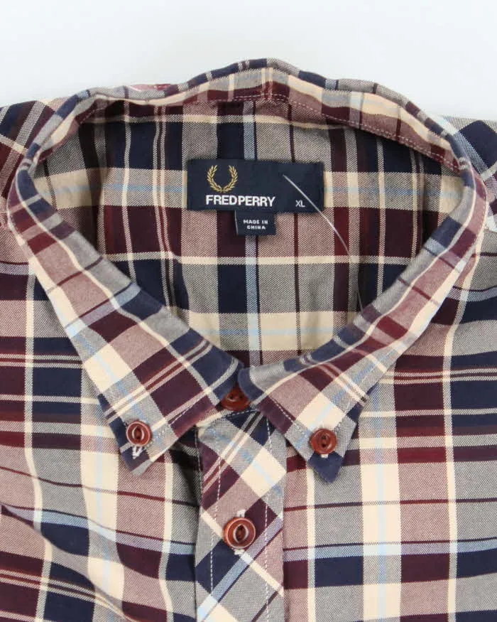 Vintage Fred Perry Small Crest Striped Button Up Shirt - XL sold by Rokit product image thumbnail 5