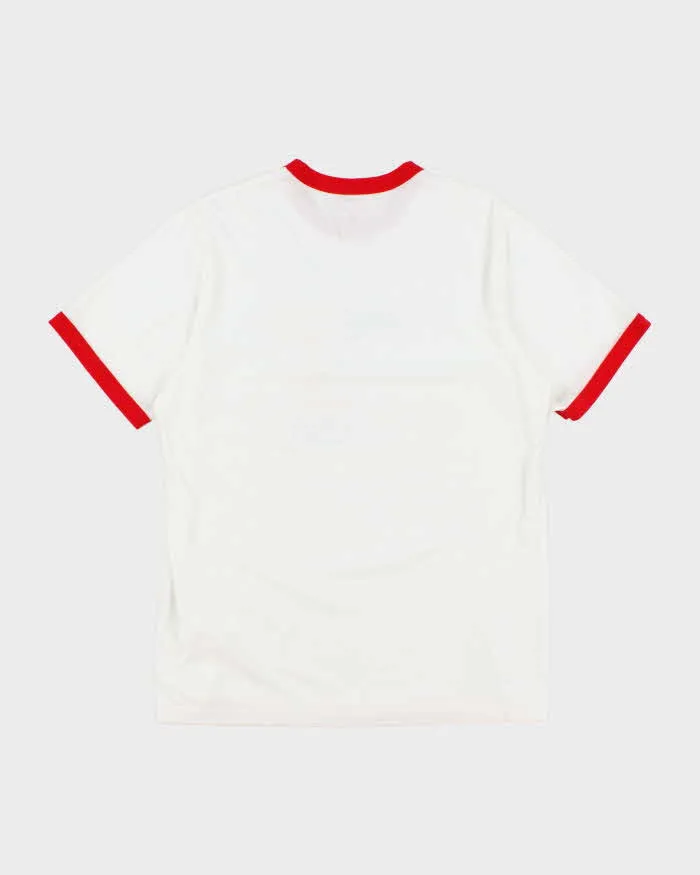 Supreme New York Drill Graphic Ringer T-Shirt - L sold by Rokit product image thumbnail 2