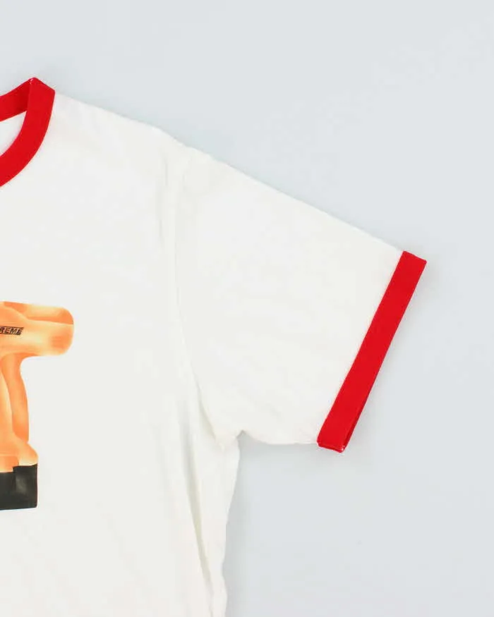 Supreme New York Drill Graphic Ringer T-Shirt - L sold by Rokit product image thumbnail 4