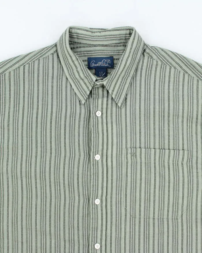Vintage 90's Arnold Palmer Striped Lightweight Short Sleeve Shirt - L sold by Rokit product image thumbnail 3
