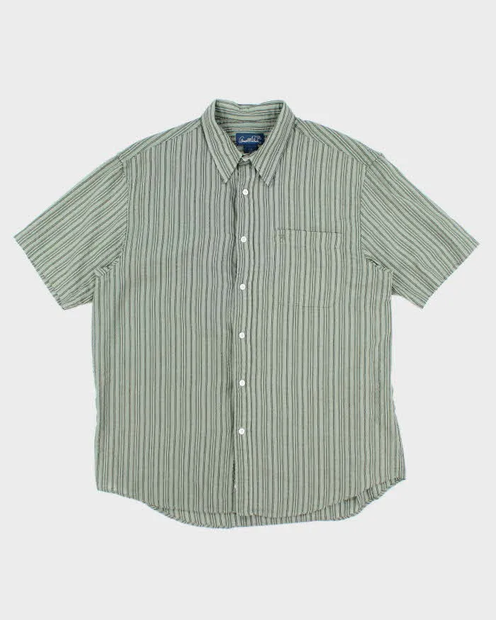 Vintage 90's Arnold Palmer Striped Lightweight Short Sleeve Shirt - L sold by Rokit