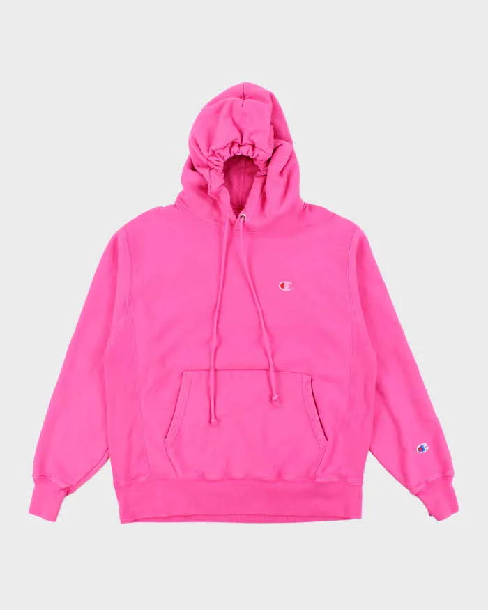 Champion Hot Pink Pullover Hoodie - M sold by Rokit