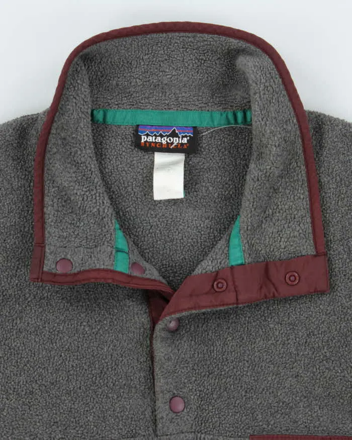 Vintage 2000's Patagonia Synchilla Quarter Button Sweatshirt - M sold by Rokit product image thumbnail 5