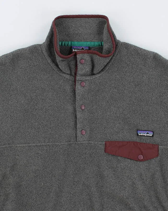 Vintage 2000's Patagonia Synchilla Quarter Button Sweatshirt - M sold by Rokit product image thumbnail 3