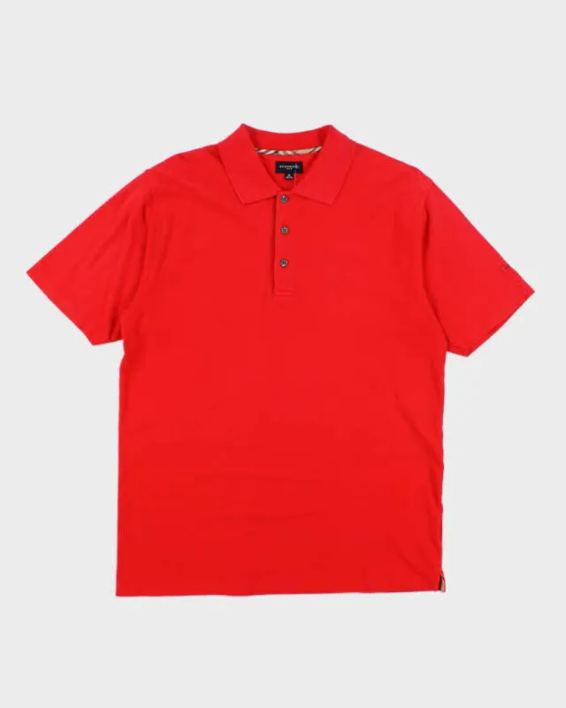 Vintage Y2K Burberry Golf Lightweight Polo Shirt - M sold by Rokit
