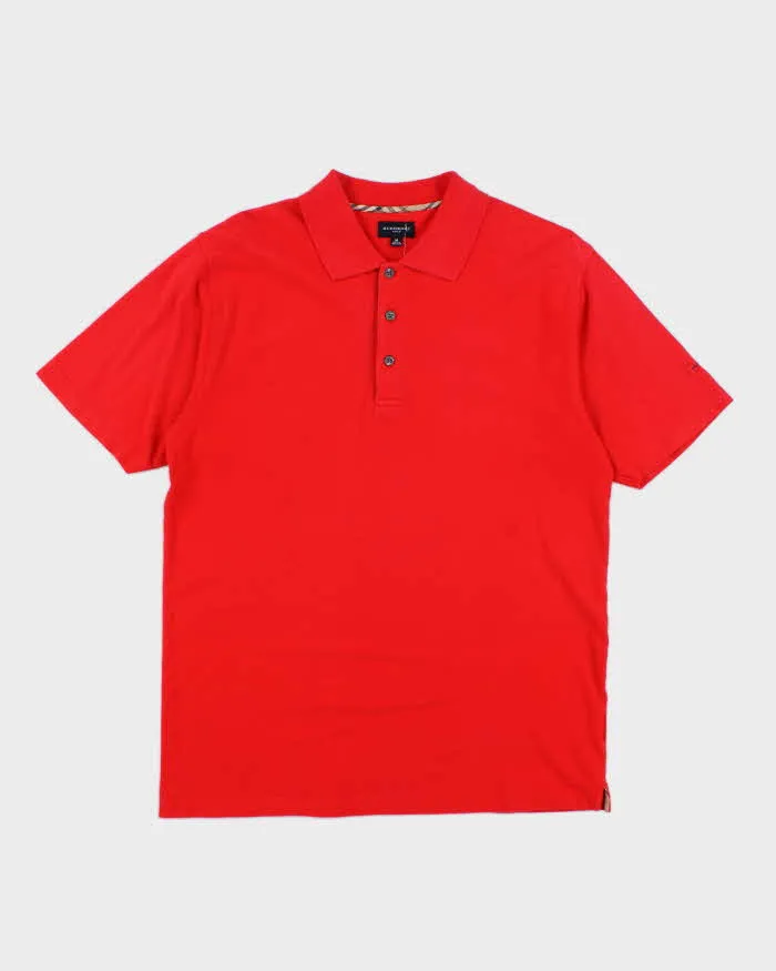 Vintage Y2K Burberry Golf Lightweight Polo Shirt - M sold by Rokit