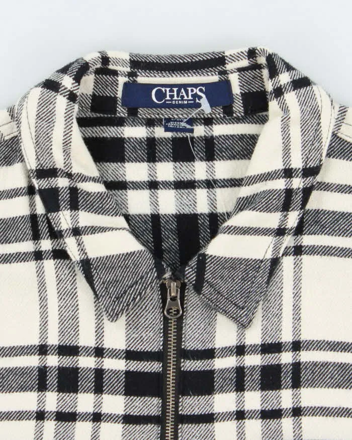 Vintage Y2K Chaps Zip Up Flannel Shirt - L sold by Rokit product image thumbnail 5