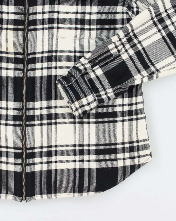 Vintage Y2K Chaps Zip Up Flannel Shirt - L sold by Rokit product image thumbnail 4