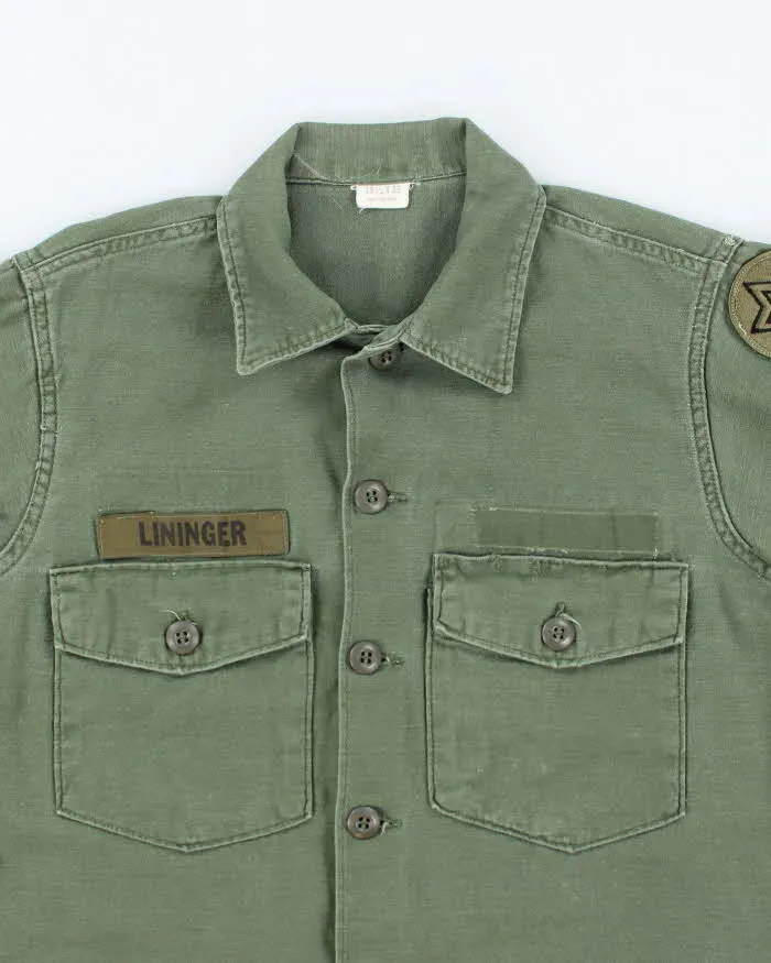 60s Vintage US Army OG-107 Utility Shirt - Large sold by Rokit product image thumbnail 3