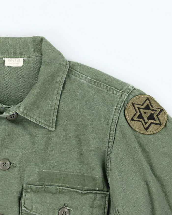 60s Vintage US Army OG-107 Utility Shirt - Large sold by Rokit product image thumbnail 4