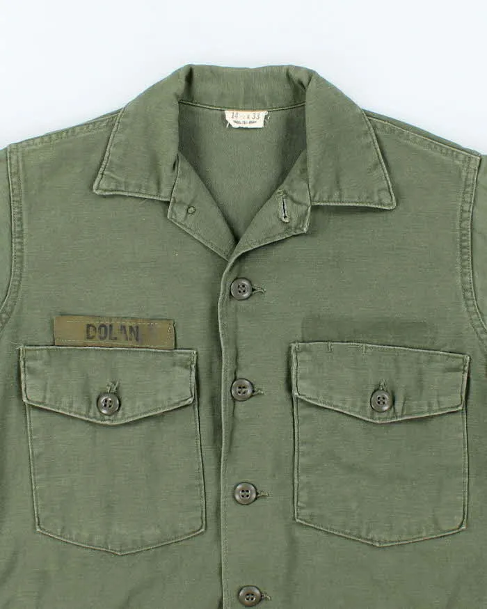 60s Vintage US Army OG-107 Utility Shirt - X-Large sold by Rokit product image thumbnail 3