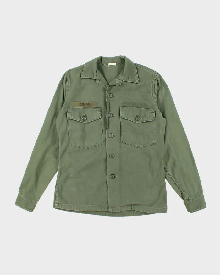 60s Vintage US Army OG-107 Utility Shirt - X-Large sold by Rokit