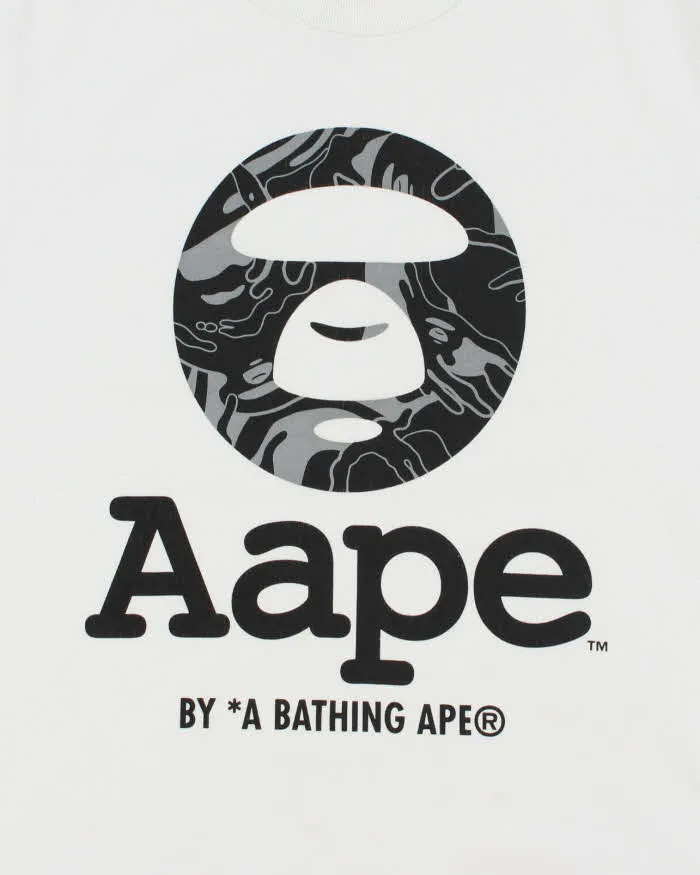 A Bathing Ape White Cotton T-Shirt - S sold by Rokit product image thumbnail 3