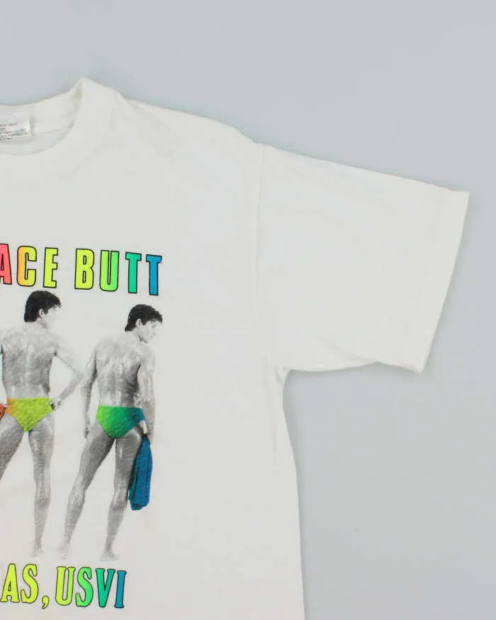 Vintage 90's No Place Butt St Thomas' Souvenir T-Shirt - M sold by Rokit product image thumbnail 4