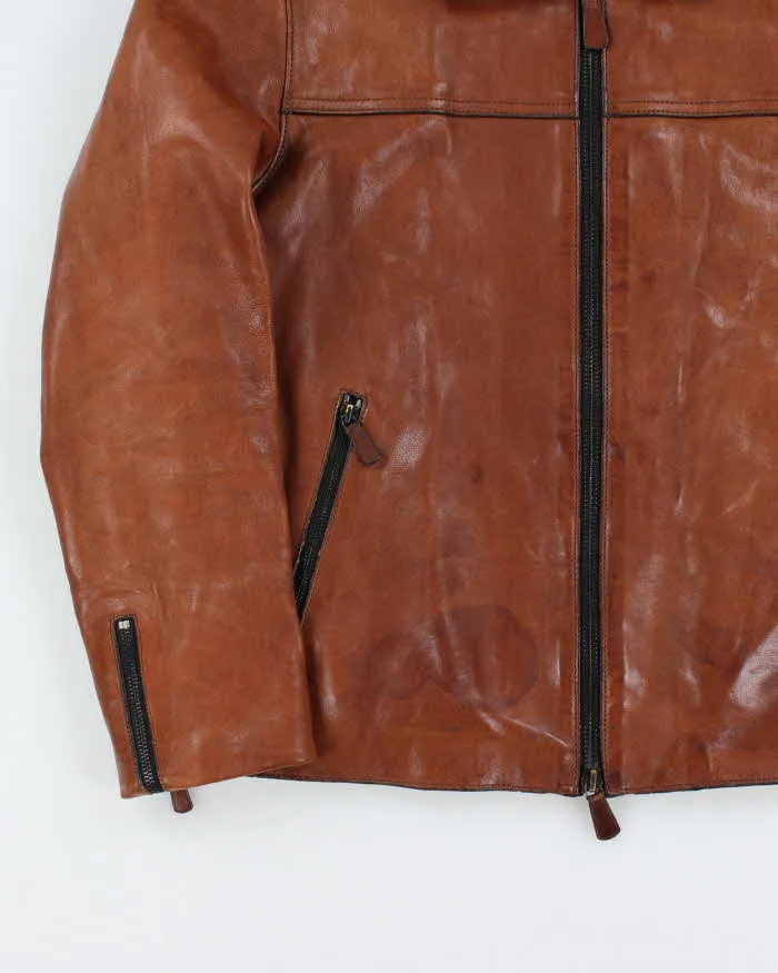 Coach Caramel Brown Leather Jacket - S sold by Rokit product image thumbnail 4