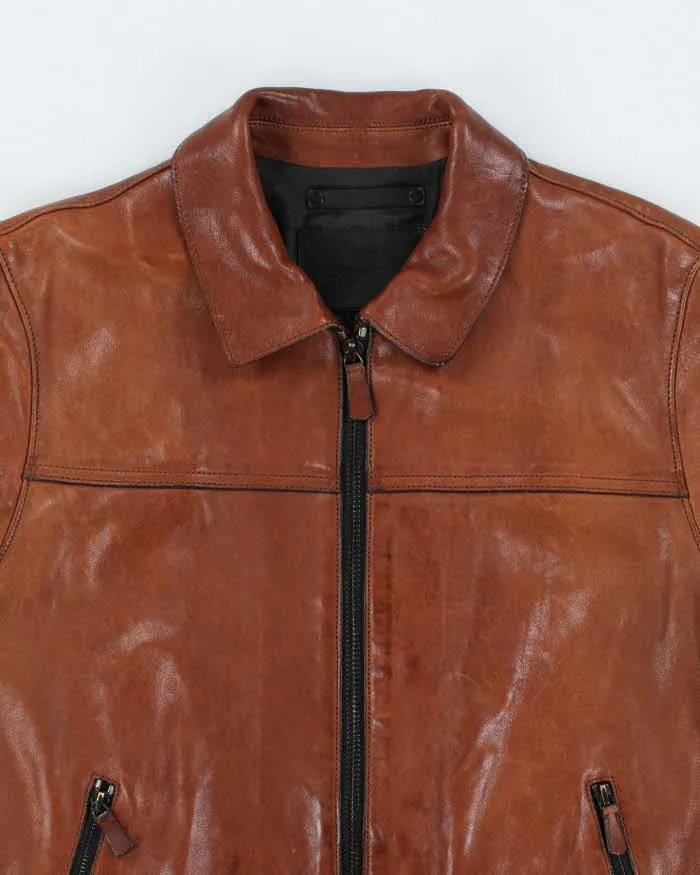 Coach Caramel Brown Leather Jacket - S sold by Rokit product image thumbnail 3