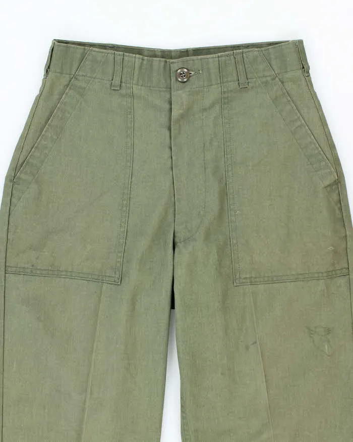 70s Vintage US Army Dura-Press Utility Trousers - 28x29 sold by Rokit product image thumbnail 3