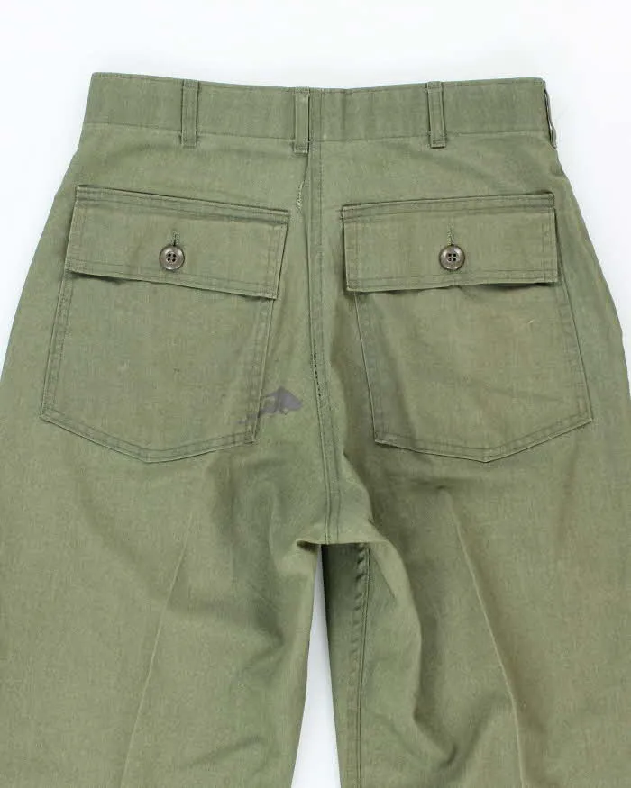 70s Vintage US Army Dura-Press Utility Trousers - 28x29 sold by Rokit product image thumbnail 4