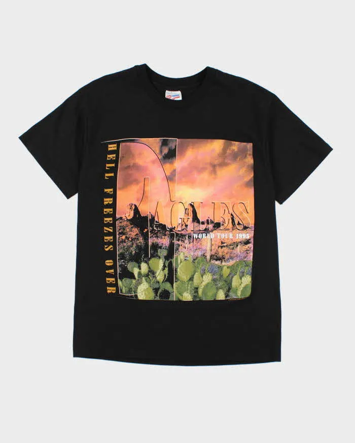 Vintage 90's Eagles 1995 World Tour Band T-Shirt - L sold by Rokit