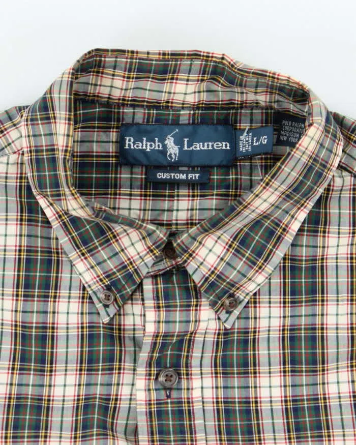 Vintage 2000's Ralph Lauren Striped Flannel Shirt - L sold by Rokit product image thumbnail 5