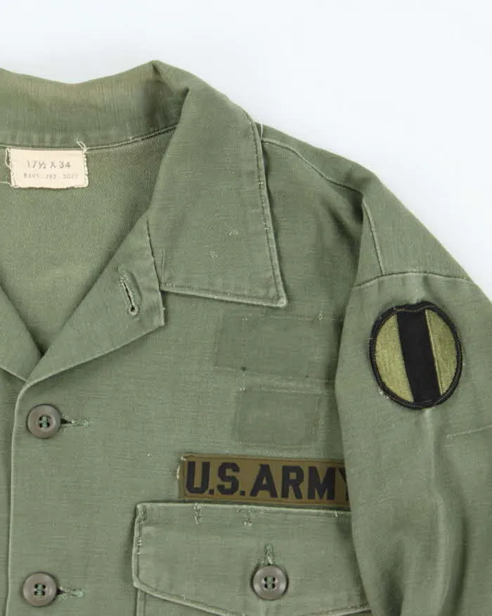 60s Vintage US Army OG-107 Utility Shirt - X-Large sold by Rokit product image thumbnail 4