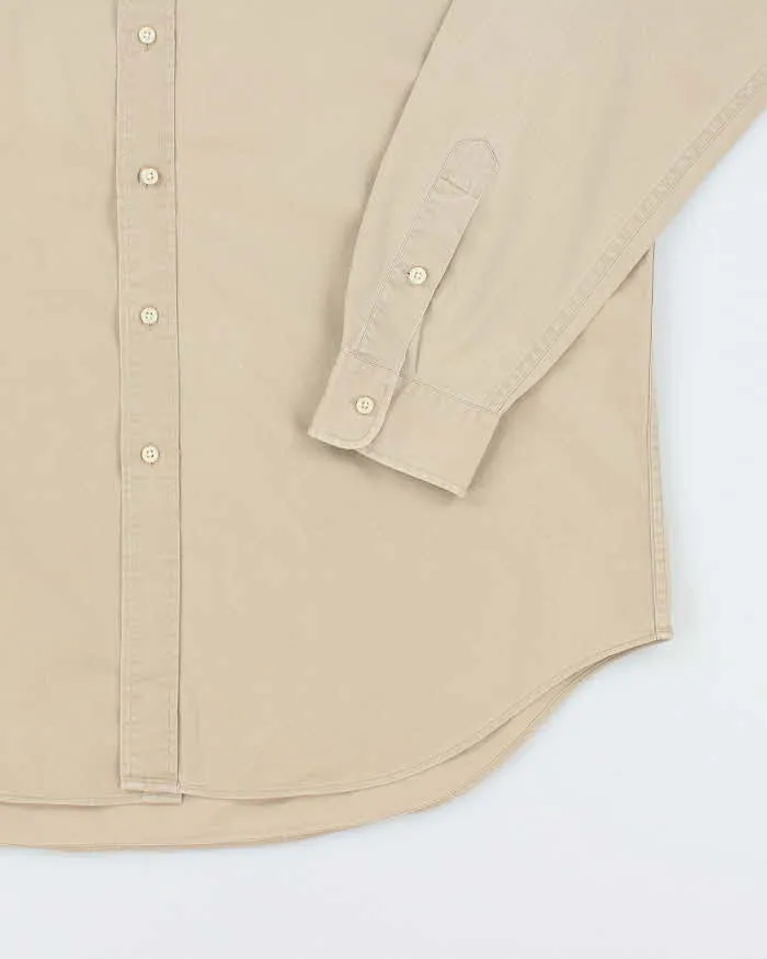 Vintage 2000's Ralph Lauren Oversized Heavyweight Plain Shirt - L sold by Rokit product image thumbnail 4