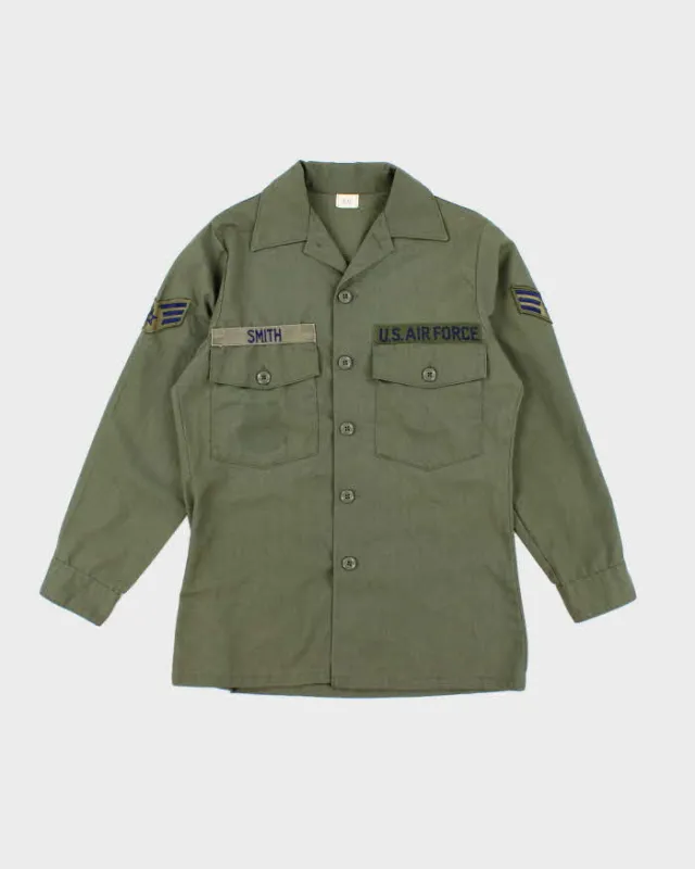 70s Vintage US Air Force Dura-Press Utility Shirt - Small sold by Rokit