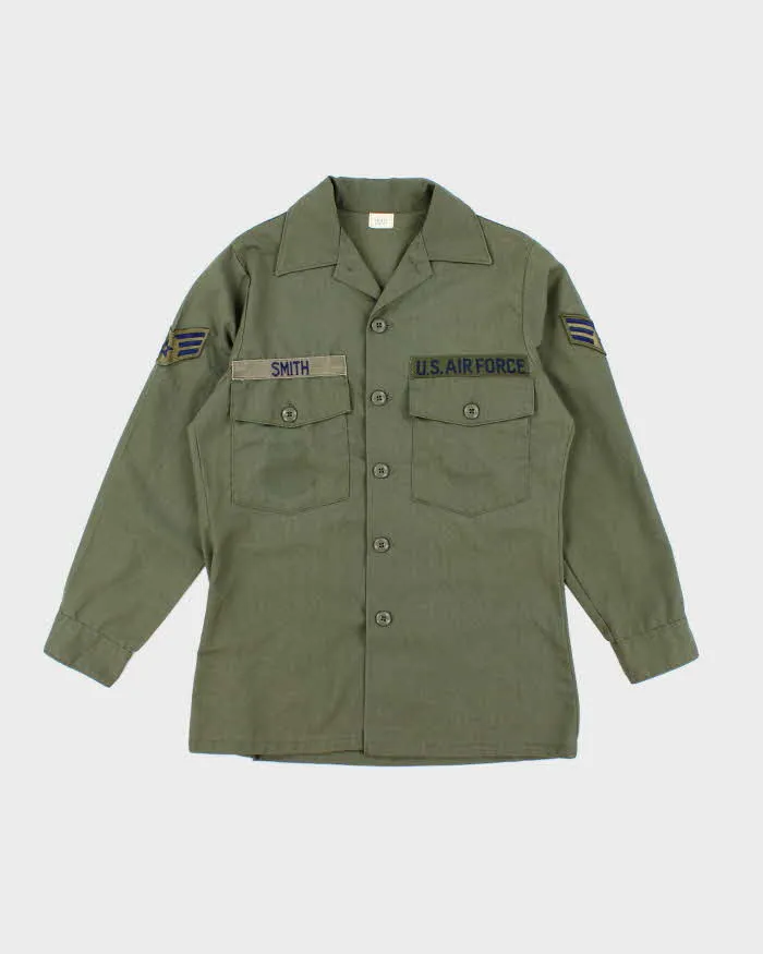 70s Vintage US Air Force Dura-Press Utility Shirt - Small sold by Rokit