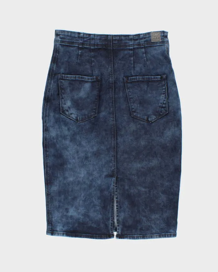 Vintage Y2K DKNY Heavyweight Zip Denim Skirt - M sold by Rokit product image thumbnail 2
