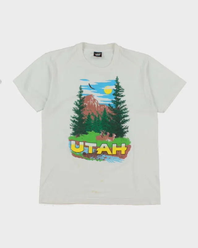 Vintage 90's Utah Souvenir Graphic T-Shirt - L sold by Rokit