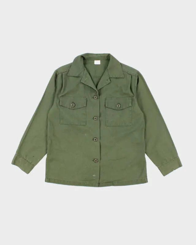 70s Vintage US Army Dura-Press Utility Shirt - Small sold by Rokit