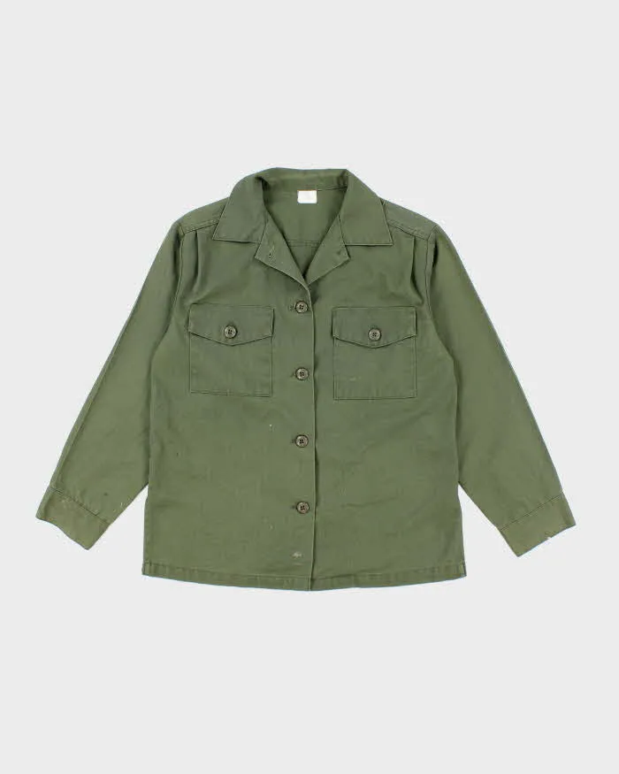 70s Vintage US Army Dura-Press Utility Shirt - Small sold by Rokit