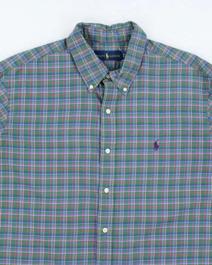 Vintage 2000's Ralph Lauren Small Horse Flannel Shirt - XL sold by Rokit product image thumbnail 3