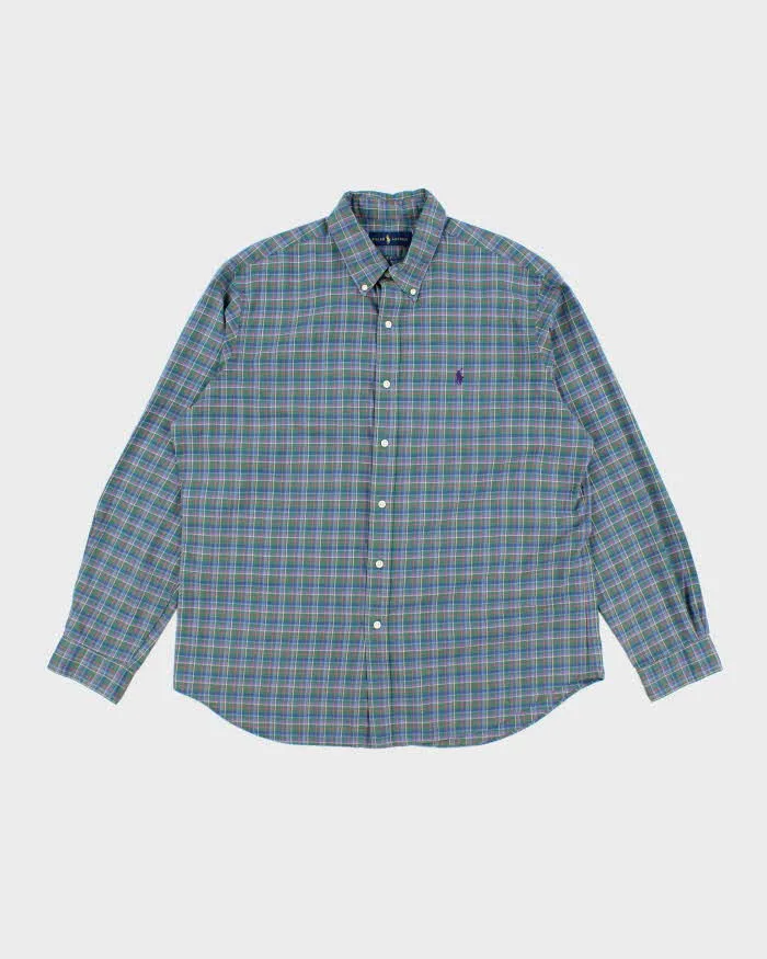 Vintage 2000's Ralph Lauren Small Horse Flannel Shirt - XL sold by Rokit