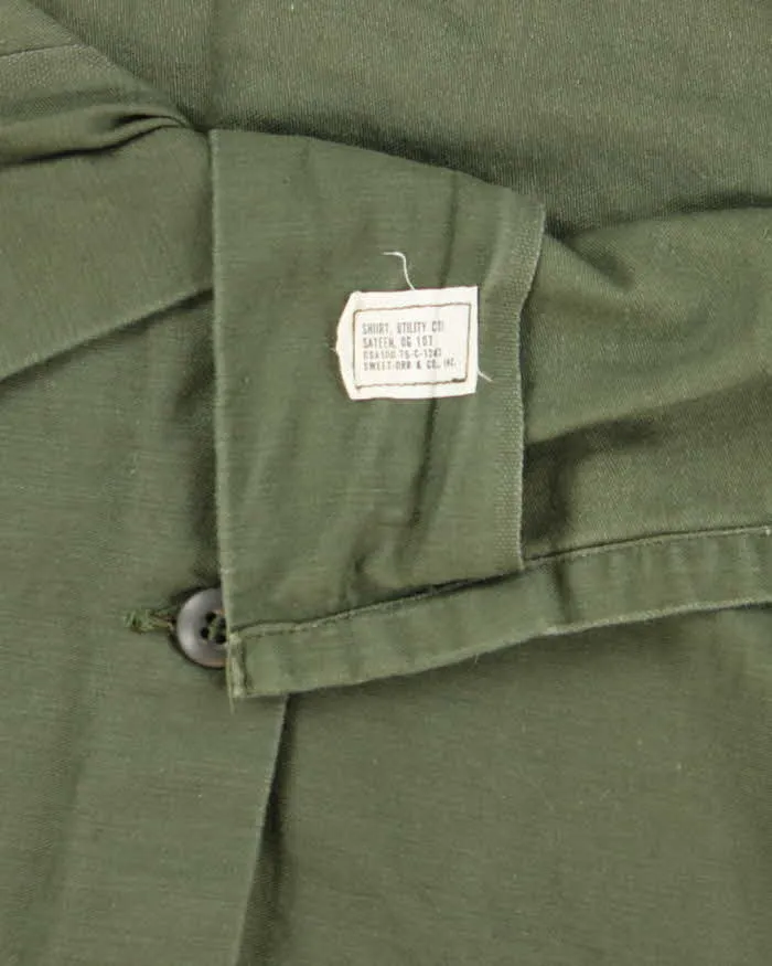 60s Vintage US Army OG-107 Utility Shirt - Small sold by Rokit product image thumbnail 4