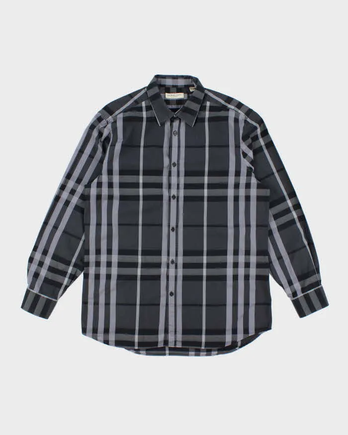 Vintage Y2K Burberry London Striped Button Up Shirt - L sold by Rokit