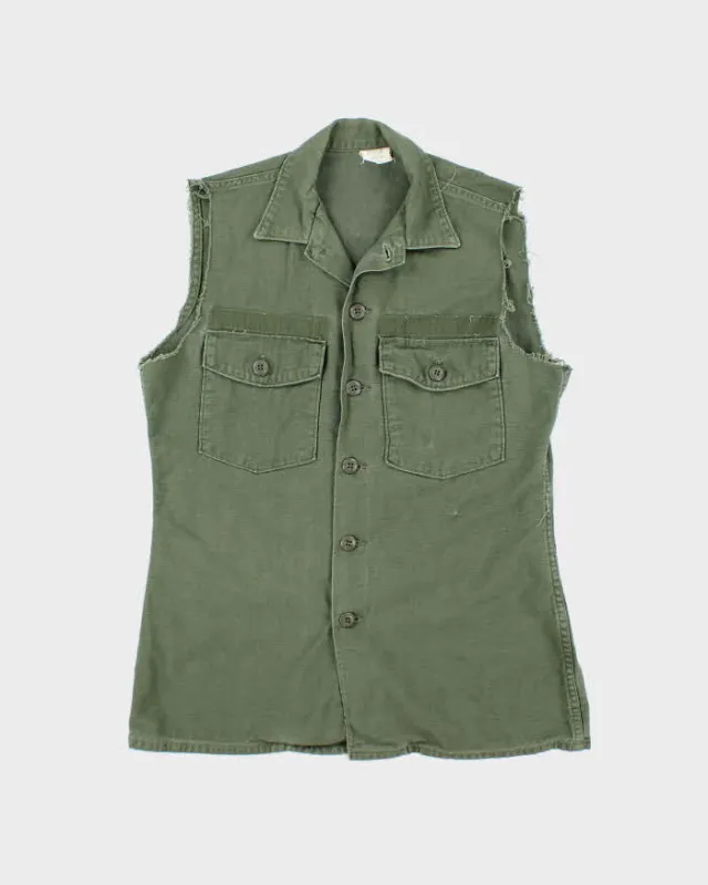 60s Vintage US Army OG-107 Utility Vest - Medium sold by Rokit