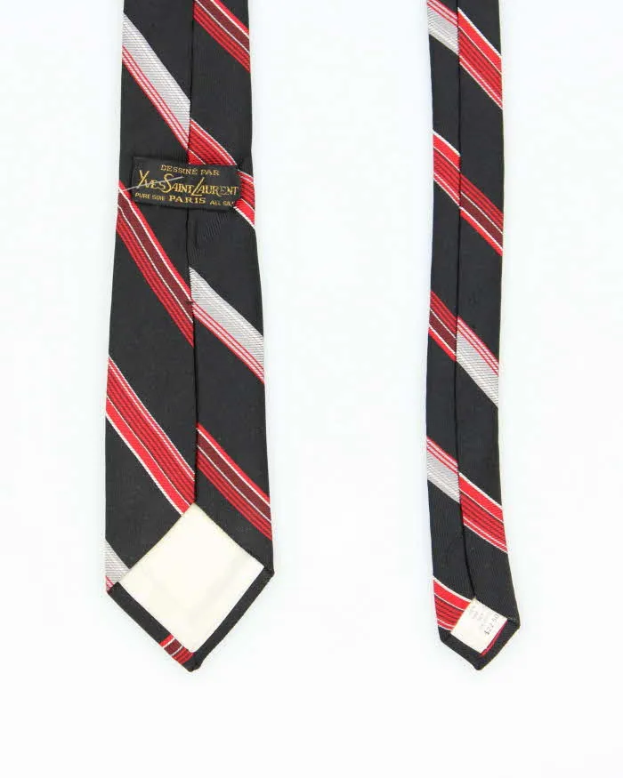 Vintage Yves Saint Lauren Silk Striped Neck Tie sold by Rokit product image thumbnail 2