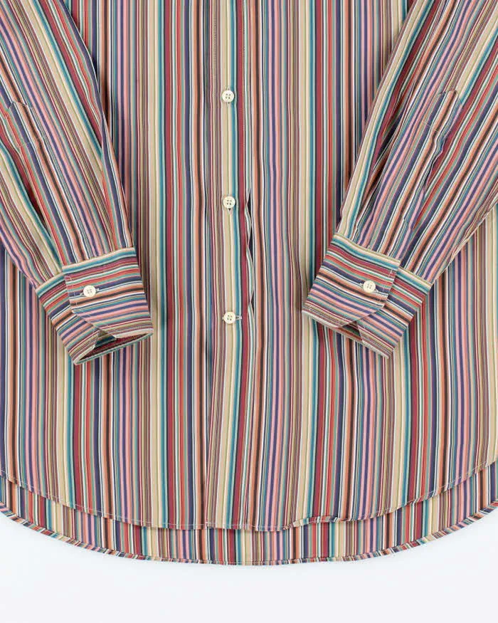 Vintage Etro Milano Striped Long Sleeve Button Up Shirt - L sold by Rokit product image thumbnail 4