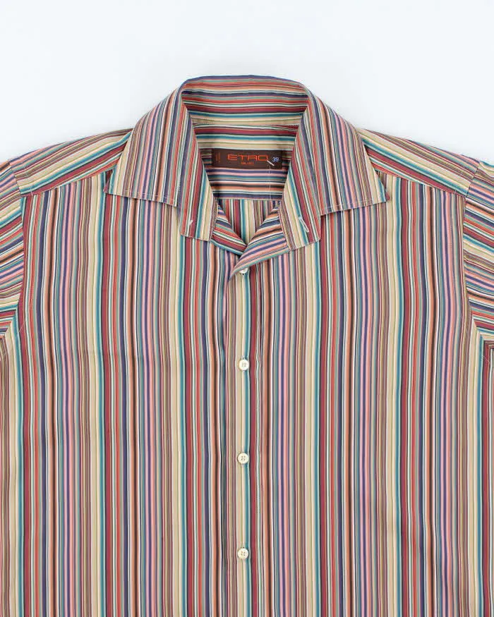 Vintage Etro Milano Striped Long Sleeve Button Up Shirt - L sold by Rokit product image thumbnail 3