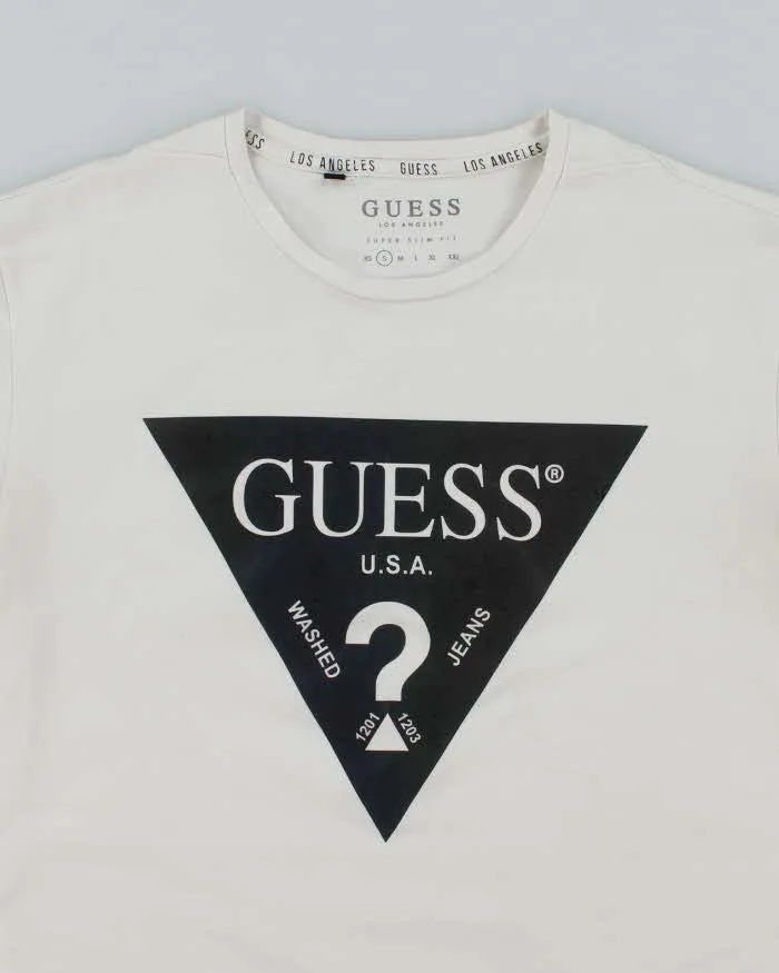 Guess Chromatic Print White Cotton T-Shirt - S sold by Rokit product image thumbnail 3