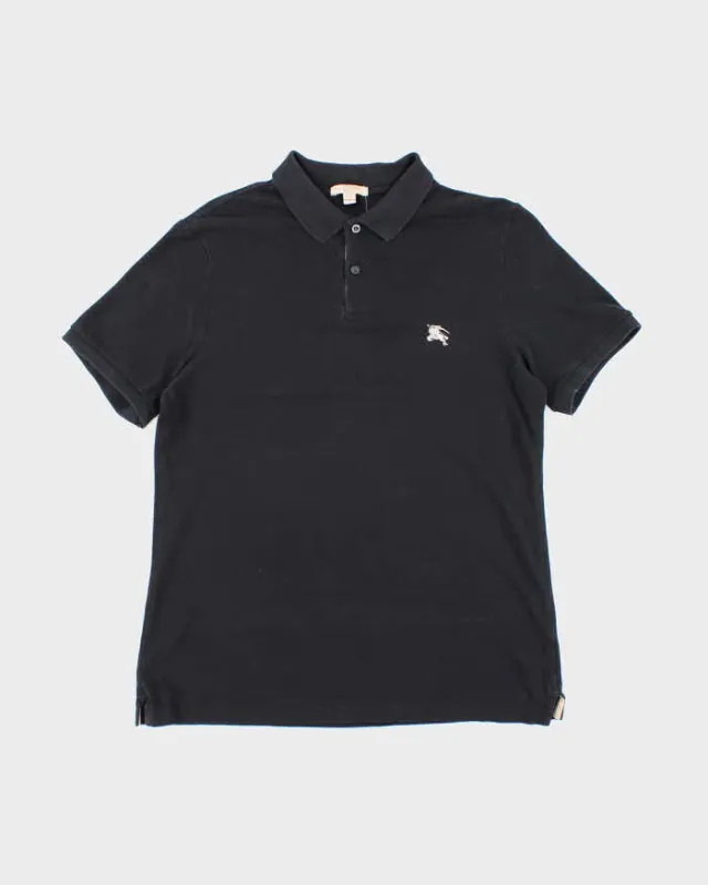 Vintage Burberry Small Embroidered Logo Polo Shirt - L sold by Rokit