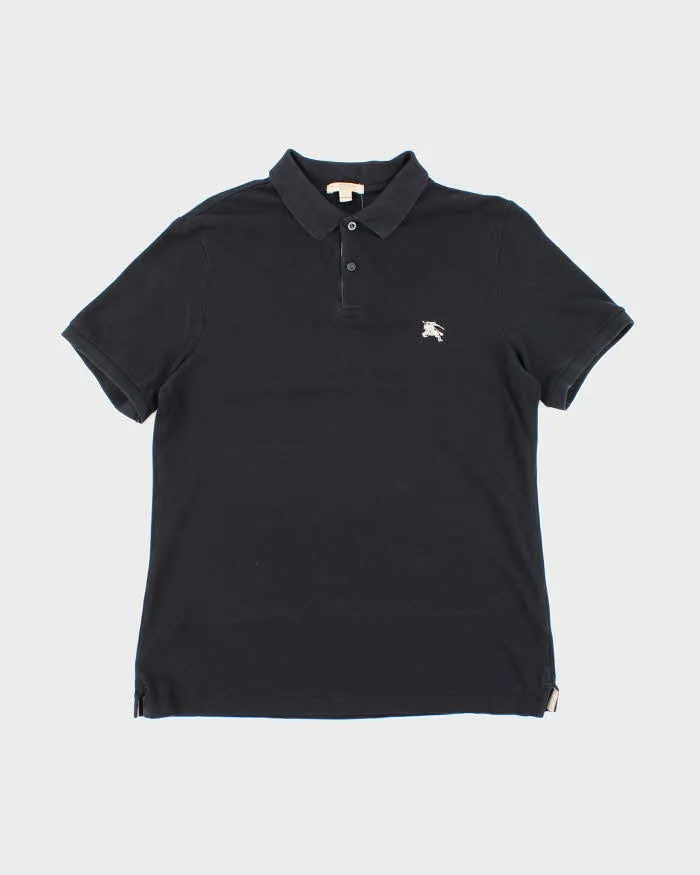 Vintage Burberry Small Embroidered Logo Polo Shirt - L sold by Rokit
