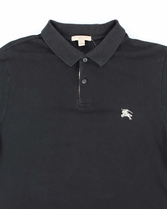 Vintage Burberry Small Embroidered Logo Polo Shirt - L sold by Rokit product image thumbnail 3