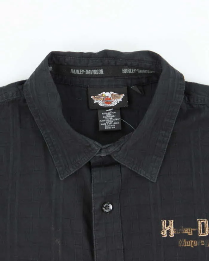 Vintage Y2K Harley Davidson Printed Textured Shirt - XL sold by Rokit product image thumbnail 5