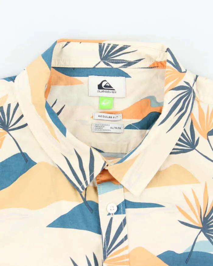 Vintage 2000's Quiksilver Floral Print Short Sleeve Shirt - XL sold by Rokit product image thumbnail 5
