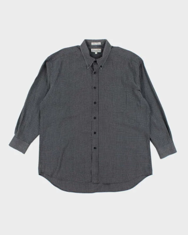 Vintage Christian Dior Check Long Sleeve Shirt - XXL sold by Rokit