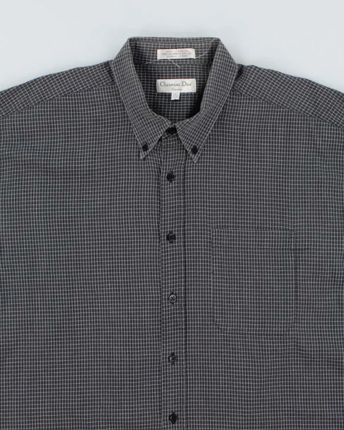 Vintage Christian Dior Check Long Sleeve Shirt - XXL sold by Rokit product image thumbnail 3