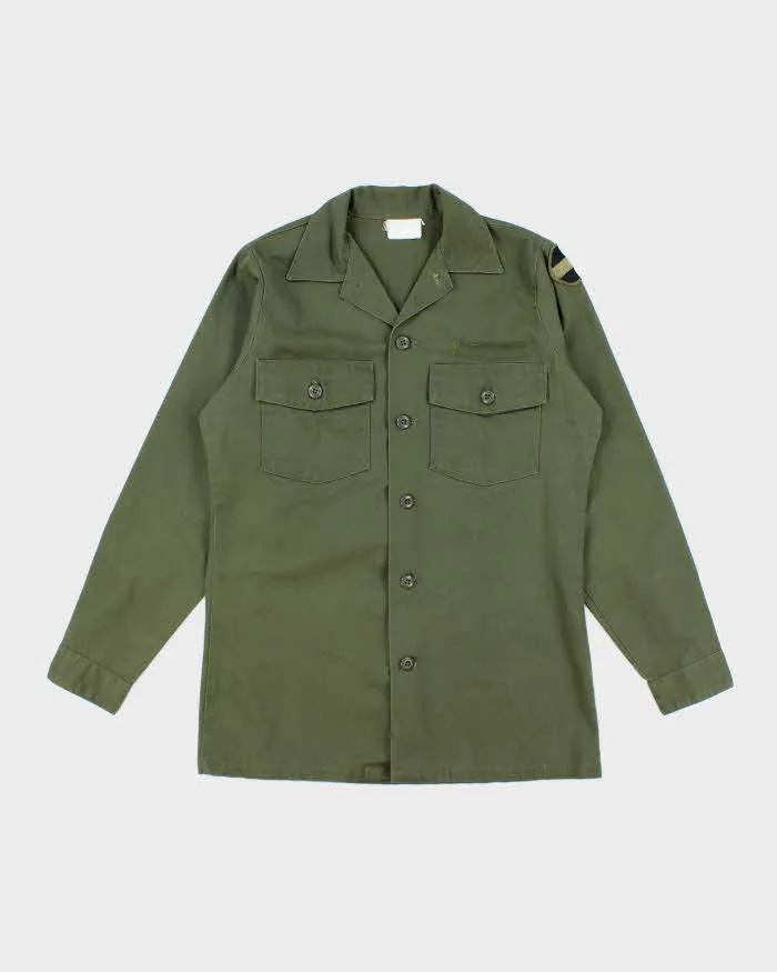 70s Vintage US Army Dura-Press Utility Shirt - Large sold by Rokit